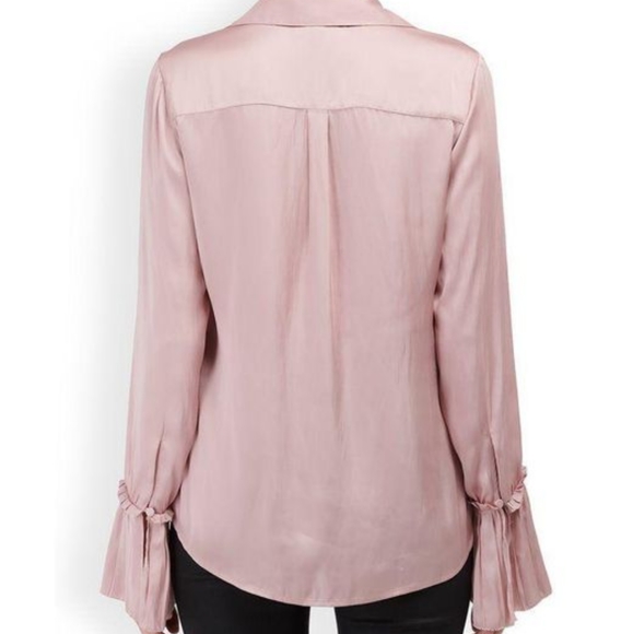 PAIGE Flared Sleeve Pink Blouse - Picture 3 of 7